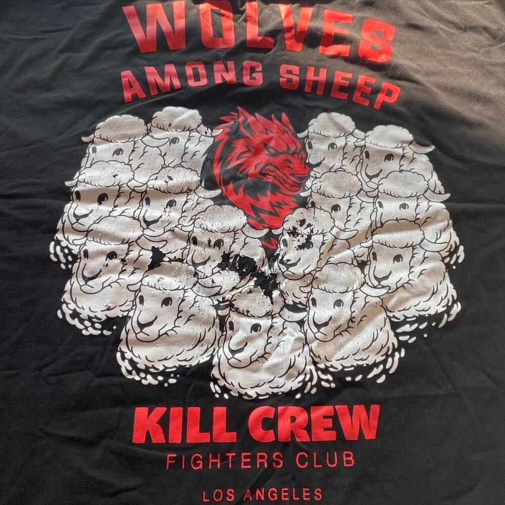 Kill Crew black t-shirt, Size 5xl